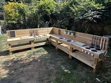 Super Size L Shape Mud Kitchen