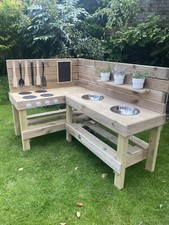 L Shape Mud Kitchen