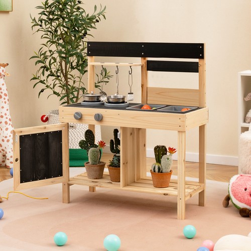 Mud kitchen fir - fir, wood