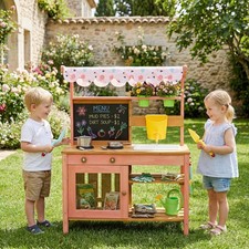Wooden Kids Mud Kitchen with