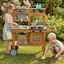 Wooden Mud Kitchen for Kids