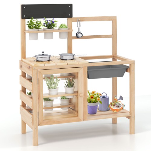 Mud kitchen for kids outdoor - kitchen,