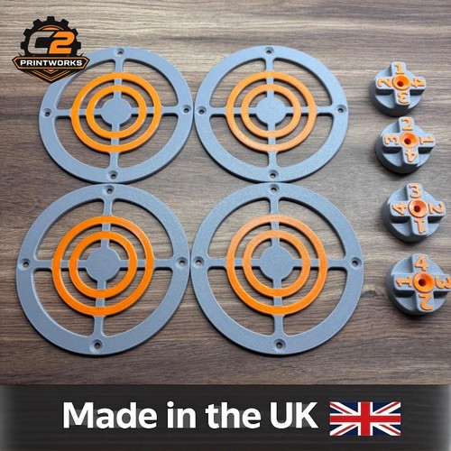 Mud kitchen cooker rings - mud,