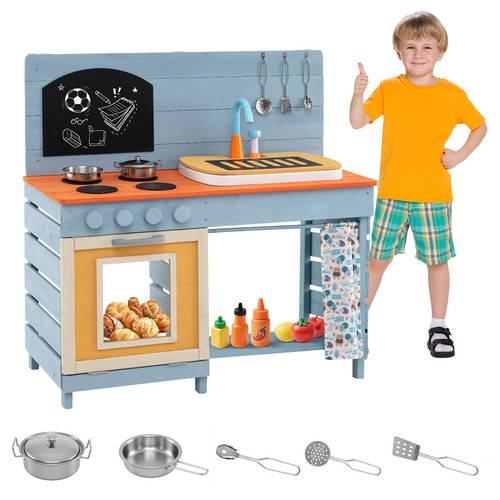 Wooden mud kitchen - wooden,