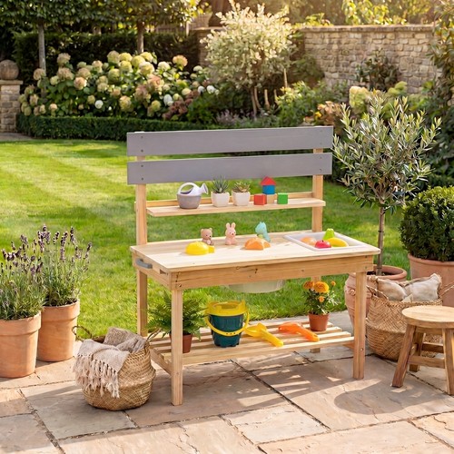 Outdoor mud kitchen wooden - mud,